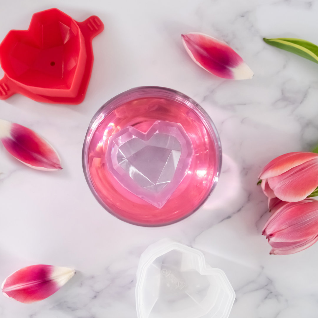 Tovolo Faceted Heart Ice Molds